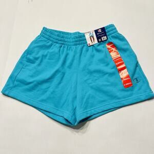 Champion Women's X-Small Shorts French Terry Shorts Athleticwear Teal Green